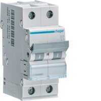 Hager Leitungsschutzschalter MCN202 C2A 2polig 6kA