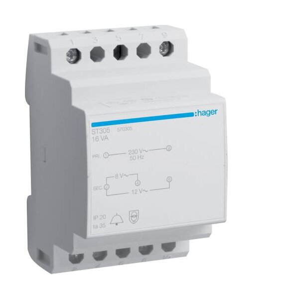 Hager Transformator ST305 Klingeltrafo