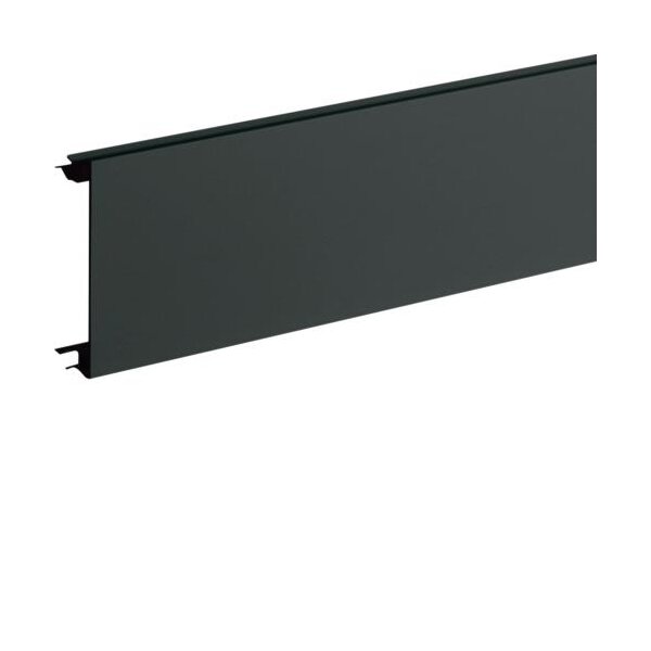 TEHALIT Brüstungskanal-Oberteil BR08029011 80mm graphitschwarz
