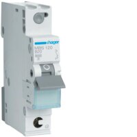 Hager Leitungsschutzschalter MBS120 1polig B20A 6kA QC 1M