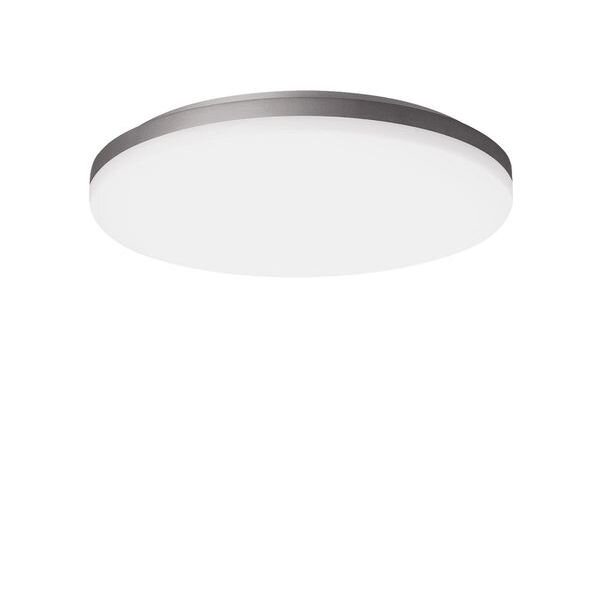 Spittler LED-Wandleuchte WL220 opal 10/15W 830/840 grau IP20
