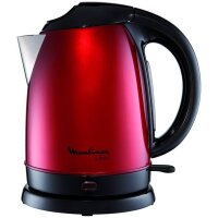 Moulinex Wasserkocher Subito BY 5305 metallic-rot/schwarz