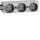 TEHALIT Steckdose GS30009011 3fach graphitschwarz C-Profil