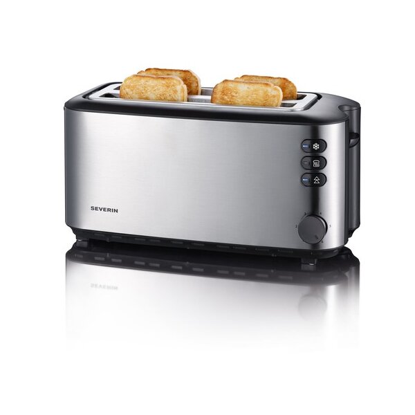 SEVERIN  Automatik Toaster AT 2509 4 Scheiben edelstahl geb. sw