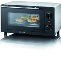 SEVERIN Minibackofen TO 2052 9L schwarz silber