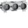 TEHALIT Steckdose GS30019011 3fach graphitschwarz