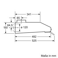 Bosch Dunstabzug DUL62FA51 Unterbauhaube Serie 2