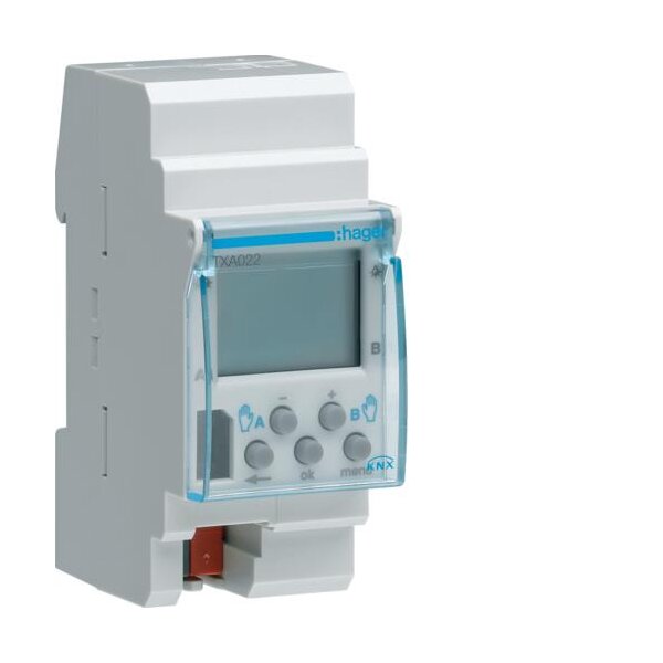 Hager Wochenschaltuhr TXA022 KNX 2 Kanäle