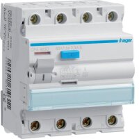 Hager FI-Schutzschalter CPA463D 63/0,3A 4polig