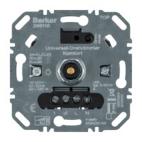 Berker Universal-Drehdimmer 296110 Komfort R L C LED...