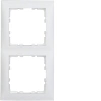 Berker Rahmen 10129909 2fach polarweiss matt