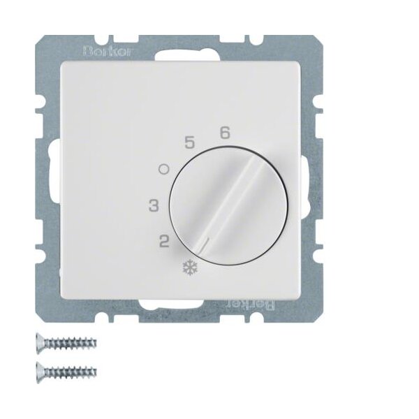 Berker Raumtemperaturregler 20266089 polarweiss samt