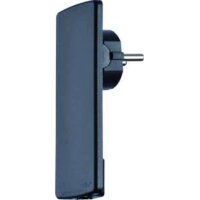 ELKA Schutzkontaktstecker flach 151000156100 schwarz...