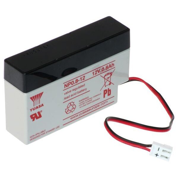 Hückmann Blei-Akku Yuasa NP0.8-12 Pb 12V 0,8Ah