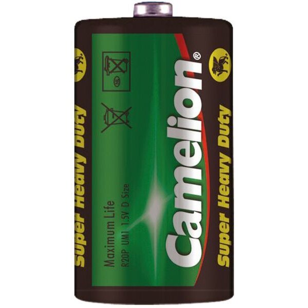 Hückmann Batterie R20 Zink-Kohle Mono (PK=2Stk.)