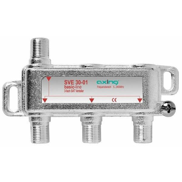 Axing SAT-Verteiler SVE 30-01 3fach basic-line 5-2200mHz