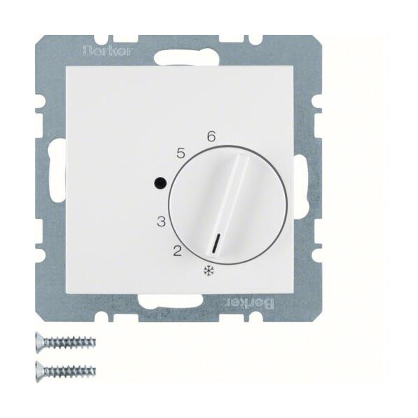 Berker Raumtemperaturregler 20261909 polarweiss matt