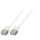 DNTE Flachpatchkabel RJ45 U/FTP Cat.6A 0,25m weiß