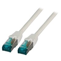 DNTE Patchkabel RJ45 S/FTP Cat.6A LSZH  0,15m grau