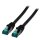 DNTE Patchkabel RJ45 S/FTP Cat.6A LSZH  3m schwarz