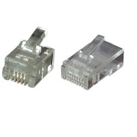 DNTE Westernstecker ungeschirmt RJ45 8/8 für...