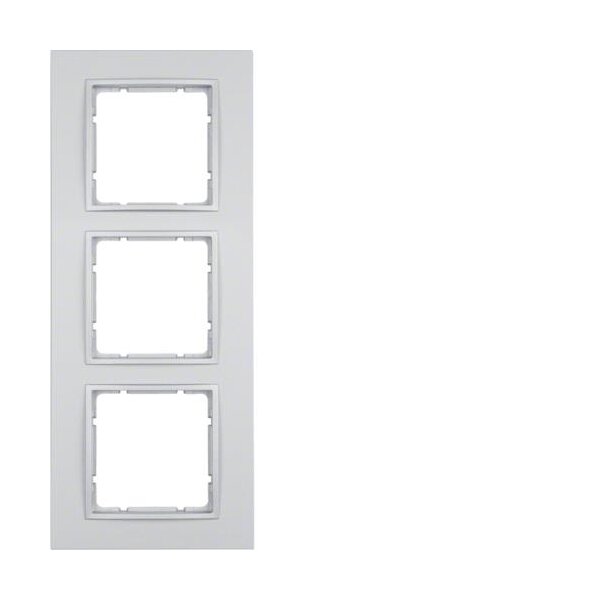 Berker Rahmen 10136424 B.7 aluminium matt