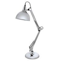 EGLO Tischleuchte TL 1 E27 chrom BORGILLIO
