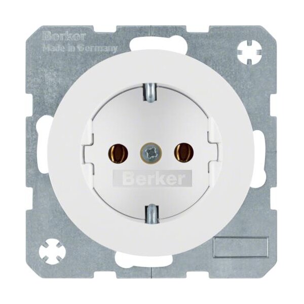 Berker Steckdose SCHUKO 47432089 polarweiss glänzend