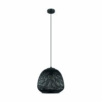 EGLO Pendelleuchte DEMBLEBY 1 schwarz