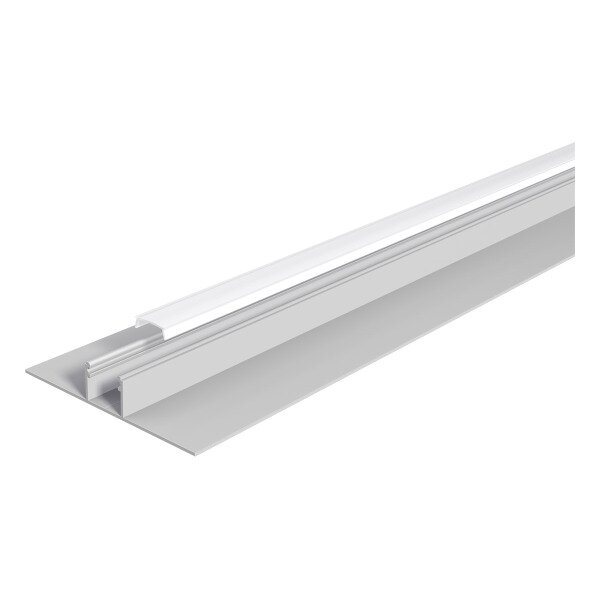 EVN Profil Trockenbau Alu m. Abdeckung opal 2m