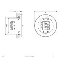 EVN LED-Wandeinbauleuchte LB22 rund 1,8W 3000K 55lm 230V...