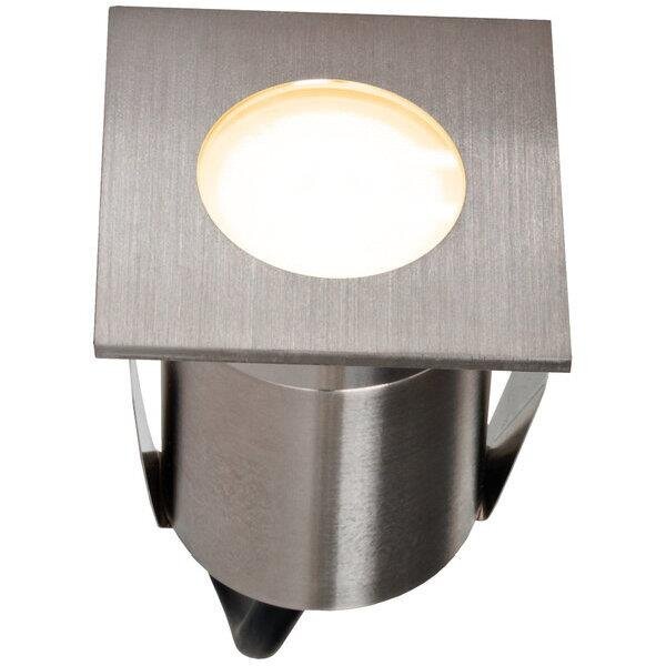 EVN LED-Einbauleuchte LB22 Edelstahl quad. 2W 3000K