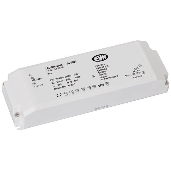 EVN LED-Betriebsgerät 24V 1-50W IP20 ws.