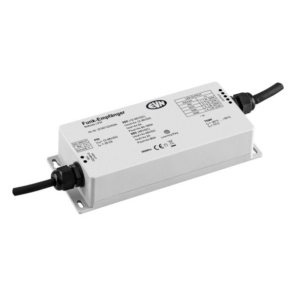 EVN Funk-Empfänger LB22 12-36V/DC max. 240-720W f. 868MHz-Sender