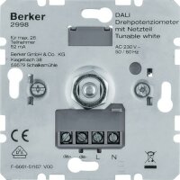 Berker Drehpotenziometer DALI Tunable white mit Netzteil