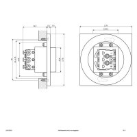 EVN LED-Wandeinbauleuchte LB22 IP44 220-240V 1,8W 3000K 2-f anthrazit