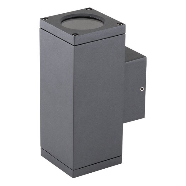 EVN Wandleuchte IP54 GU10 max. 2x 11W 2-flmg. anthrazit