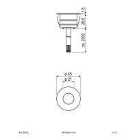 EVN LED-Bodeneinbaustrahler LB22 3W 3000+RGBK 30lm IP65...