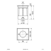 EVN LED-Bodeneinbaustrahler LB22 max. 35W GU10 IP67...