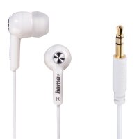 HAMA Kopfhörer Basic4Music In-Ear weiß
