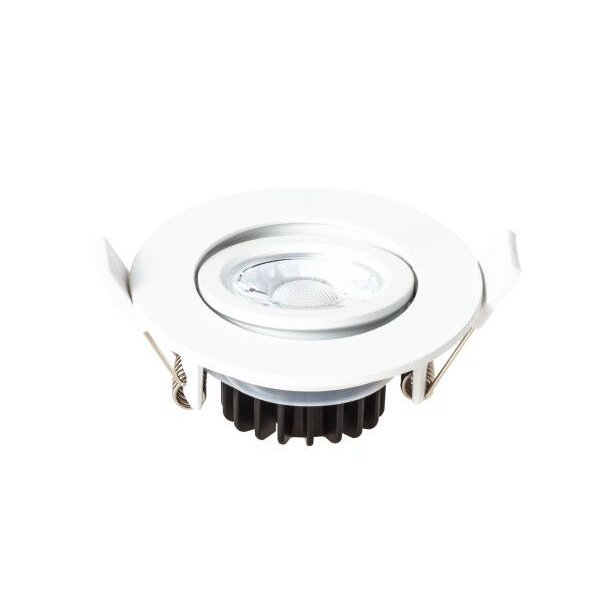 LEDxON LED-Deckeneinbaustrahler LB22 EDOS 40° 3000K 9W CRI>80 IP65 Ws 730lm