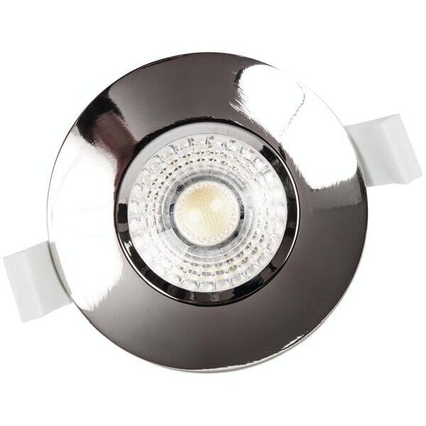 LEDxON LED-Deckeneinbaustrahler LB22 EDOS 40° ww 3000K 9W ch 730lm dim IP44