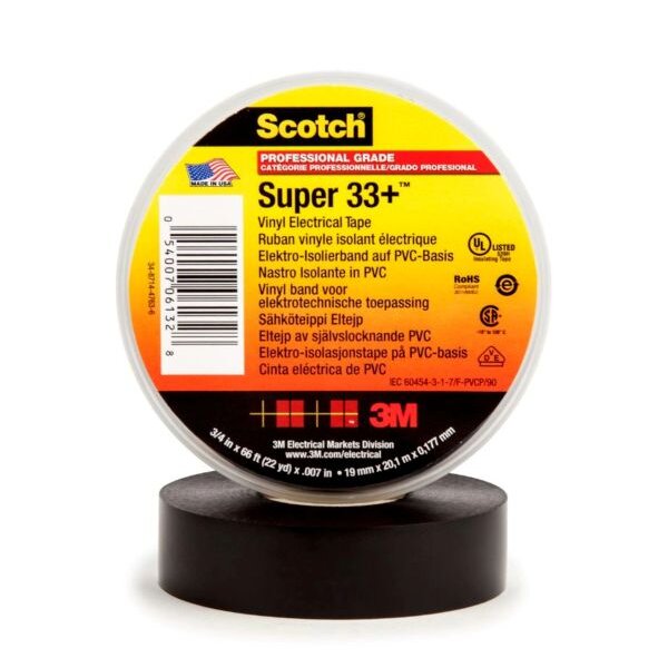 3M Isolierband Scotch Super 33+ 33000x25x18mm schwarz