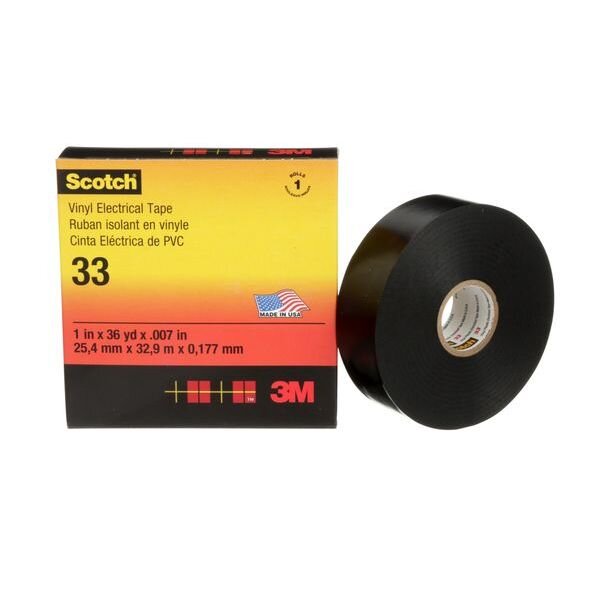 3M Isolierband Scotch 33 Vinyl schwarz 33000x38x0,18mm