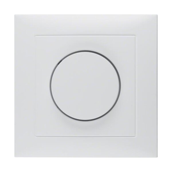 Berker Abdeckplatte 11309909 für Drehdimmer polarweiss matt