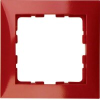 Berker Rahmen 10118962 1fach rot glänzend