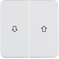 Berker Serienwippe 155229 Symbol Pfeil IP44 polarweiss