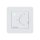 Etherma Thermostat eTWIST-BASIC-1 Drehrad mit App-Funktion