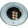 Luxero LED-Bodeneinbaustrahler BE-6120WW: 240V IP67 10W 500lm 20° 3000K