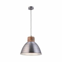 Leuchten Direkt LED-Pendelleuchte eisen 1xE27/40W